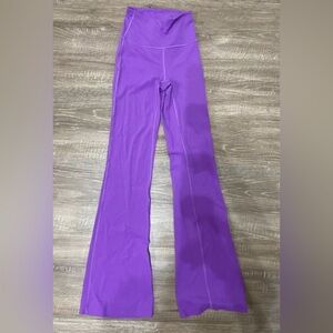Lululemon super high rise 6 Nulu flared moonlit magenta Purple Flared Yoga Pants